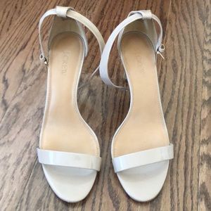J. Crew factory nude heels